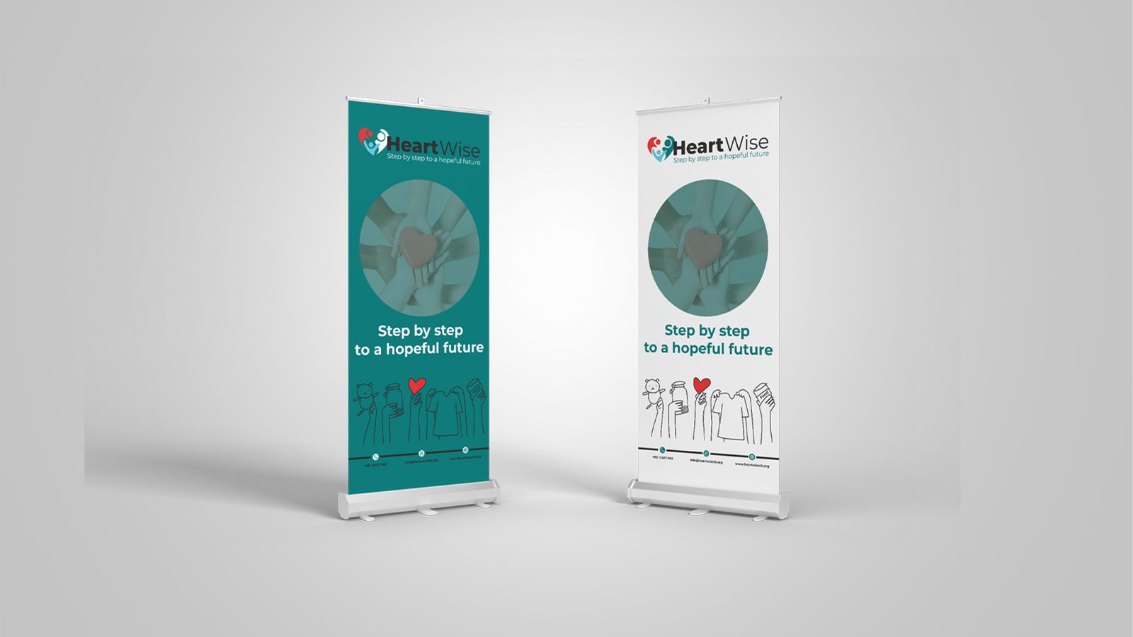 HeartWise branding and visual identity design by Graphex — photo 6