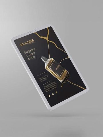 تصميم موقع لـ Zougheib Perfume